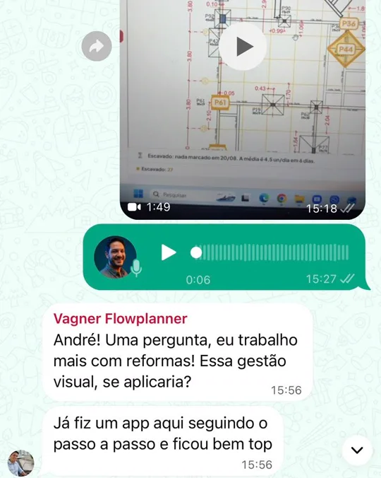 Aluno de reformas conta que já fez o app dele seguindo o passo a passo